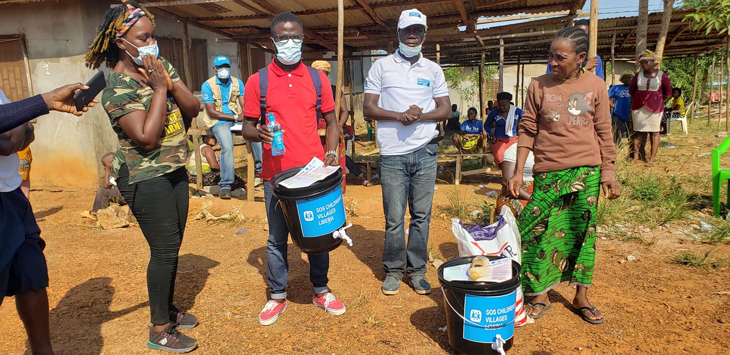 Providing care in a pandemic: SOS Children’s Villages Liberia reaches out to young people and FS families in forty-two FS communities in and round the Liberian capital, Monrovia