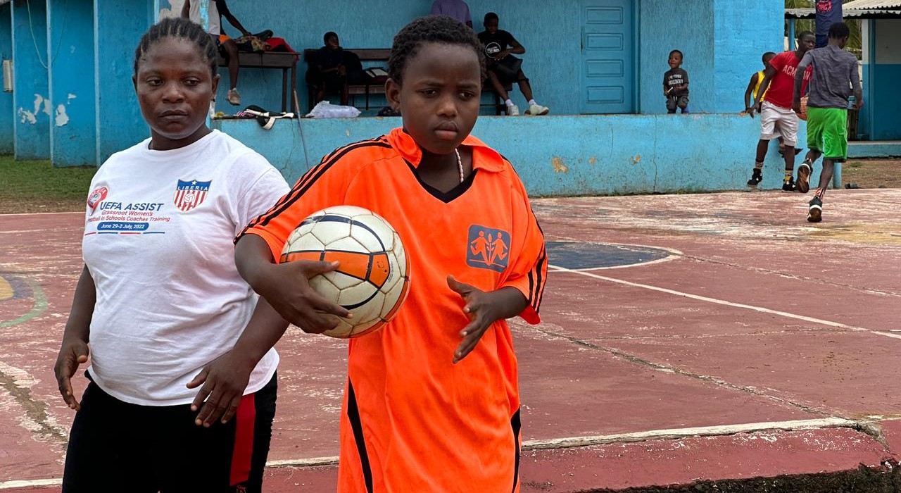 12-Year-Old Angela Finds Joy and Strength in Football